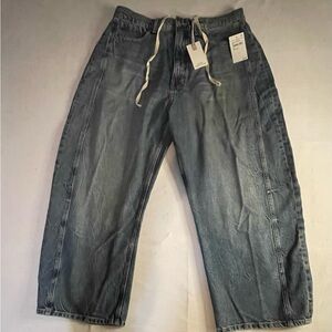 GOOD AMERICAN Good Extreme Barrel Jeans‎ 10 NWT